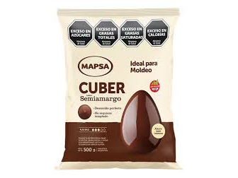 Chocolate cobertura Mapsa semiamargo