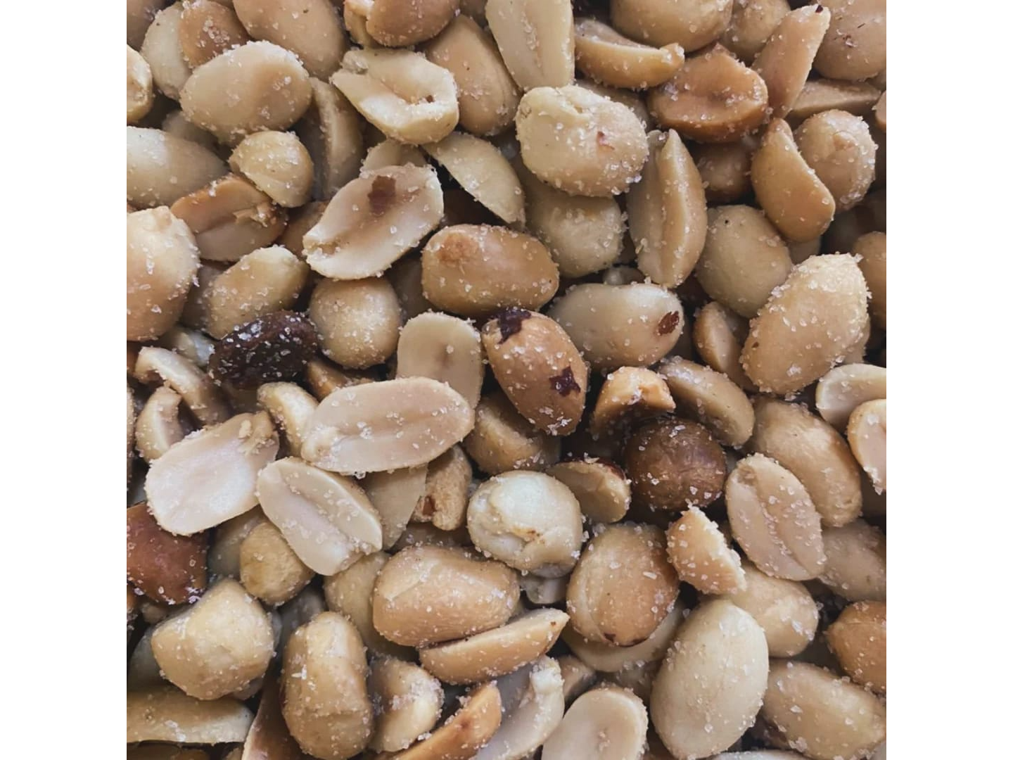 Maní pelado con sal