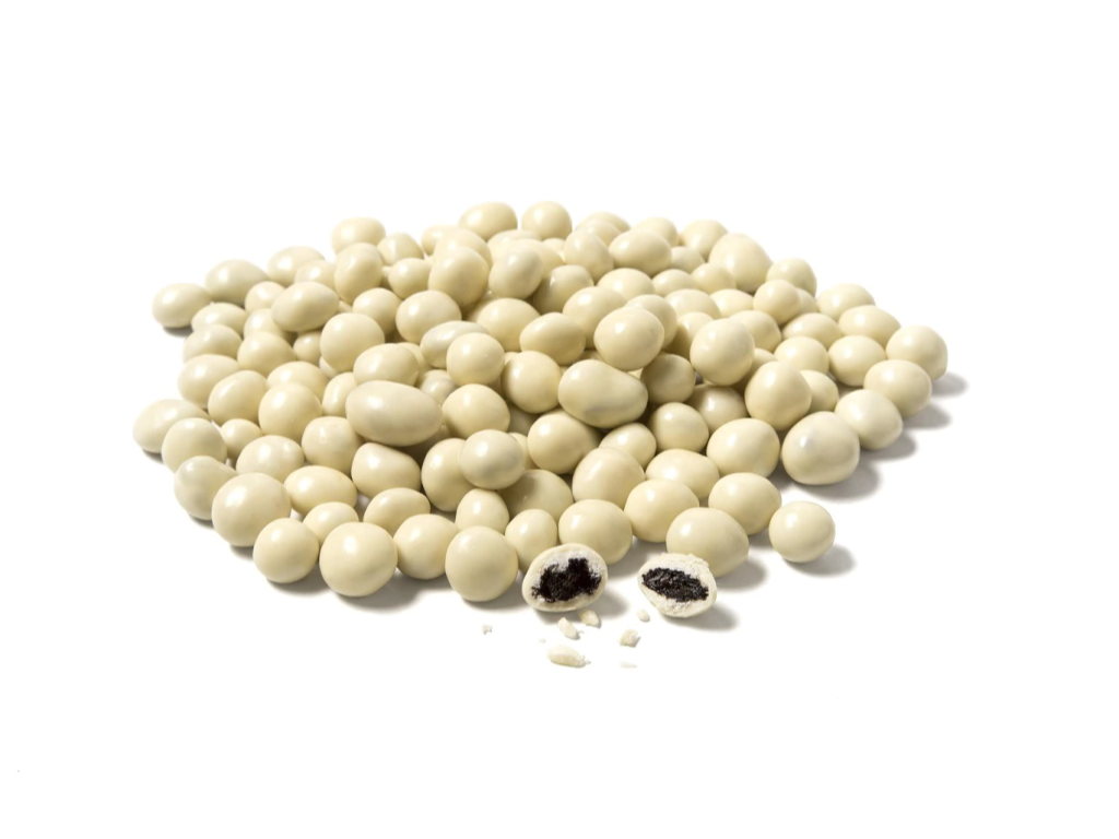 Pasas de uva con chocolate blanco