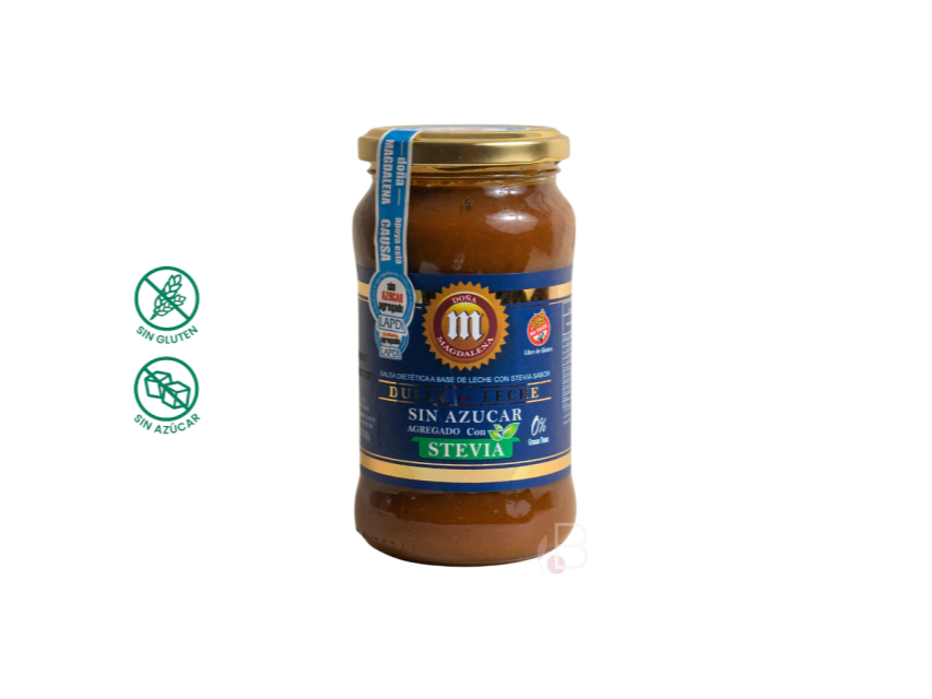 Dulce de leche Doña Magdalena sin azúcar, con stevia 400 gr