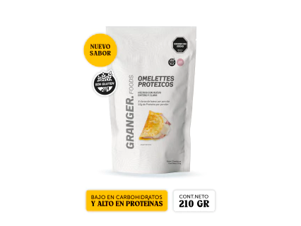 OMELETTE PROTEICO JAMON Y QUESO