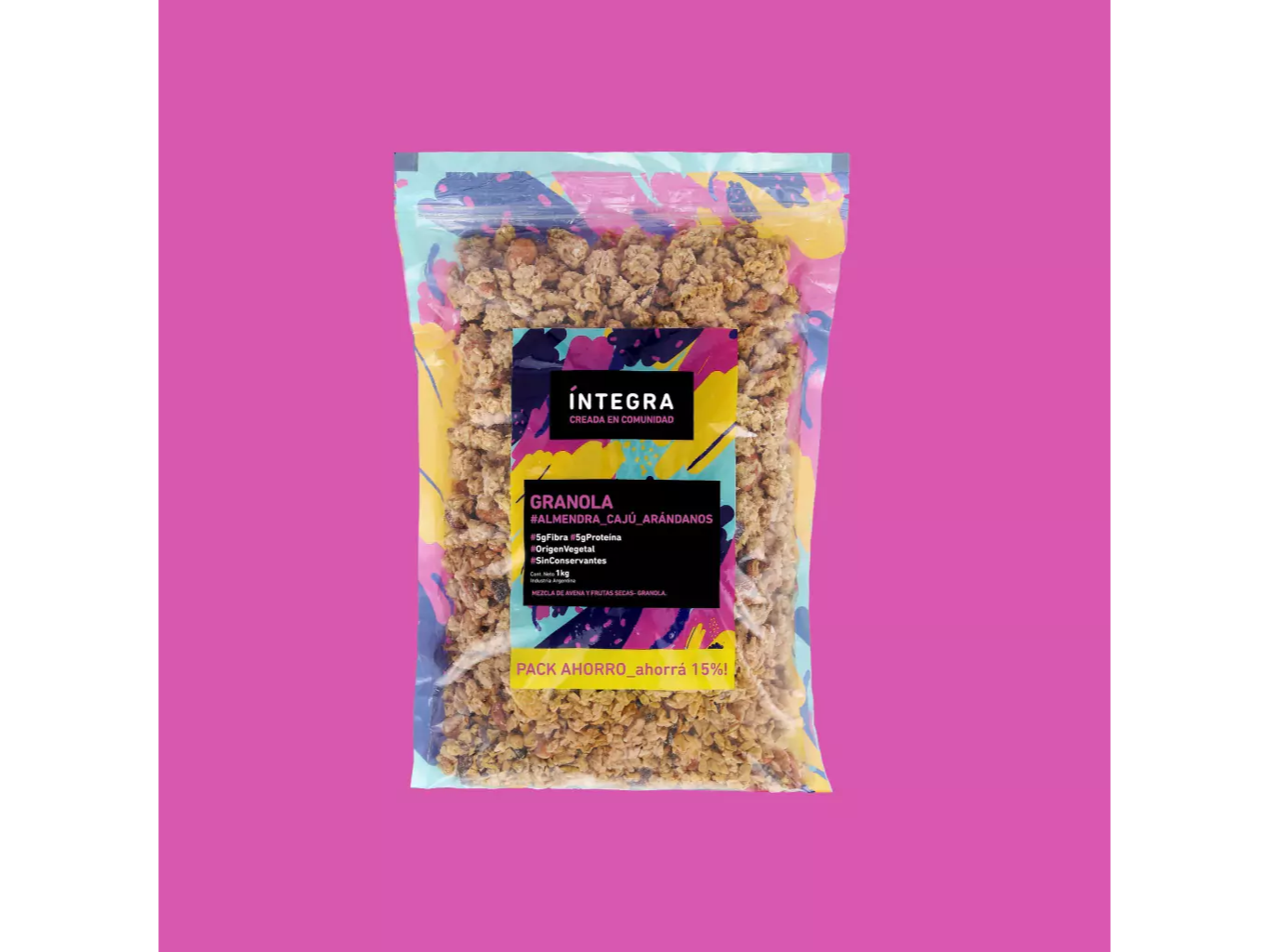 INTEGRA - Granola de Almendras y Arandanos