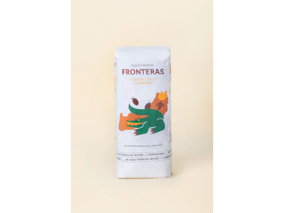FRONTERAS - YERBA MATE, POLEO Y CARDAMOMO 500G