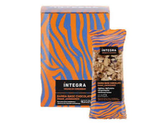 Mani y arandanos, base de chocolate