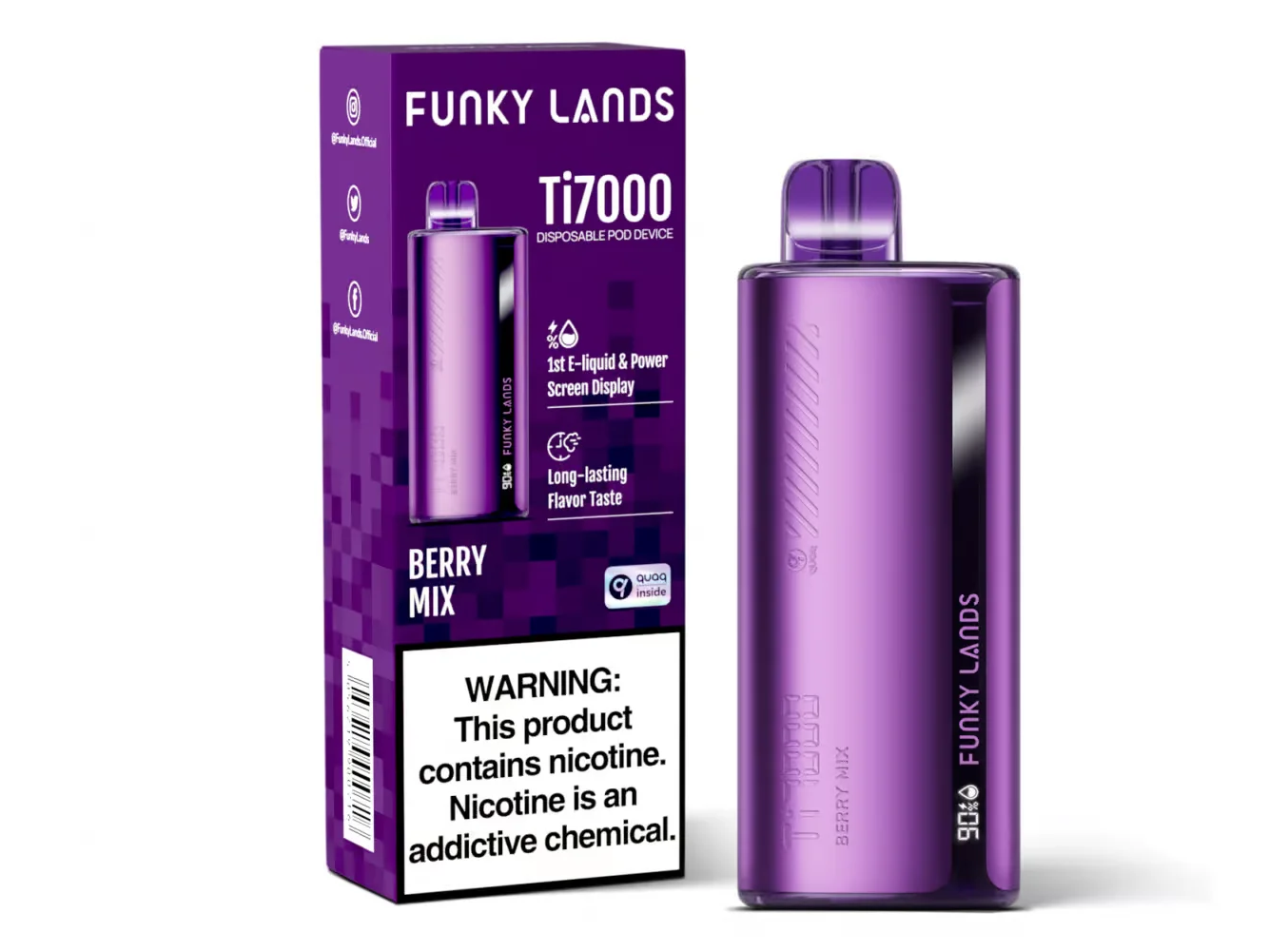 FUNKY LANDS TI - 7000 PUFF 5%