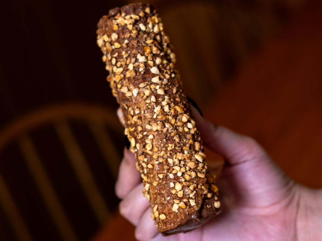 Canolis con crocante