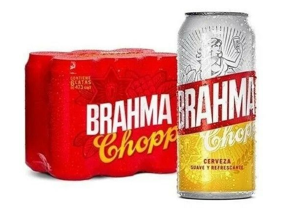 Latas de cerveza Brahma/Quilmes