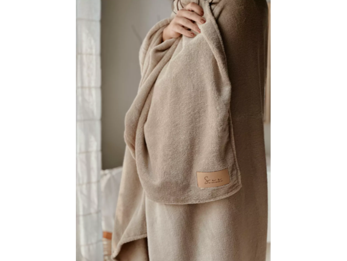 Mantita color Visón