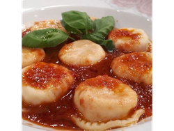 Sorrentinos de calabaza y mozzarella