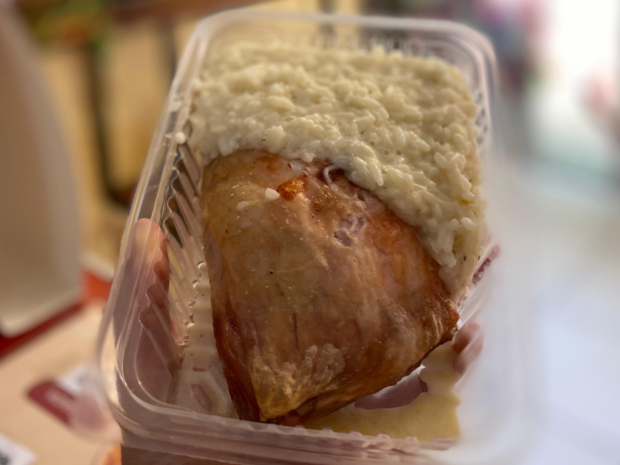 Pollo al horno con Arroz Cremoso