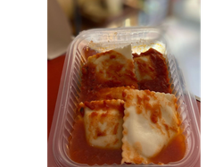 Raviolones vacio braseado