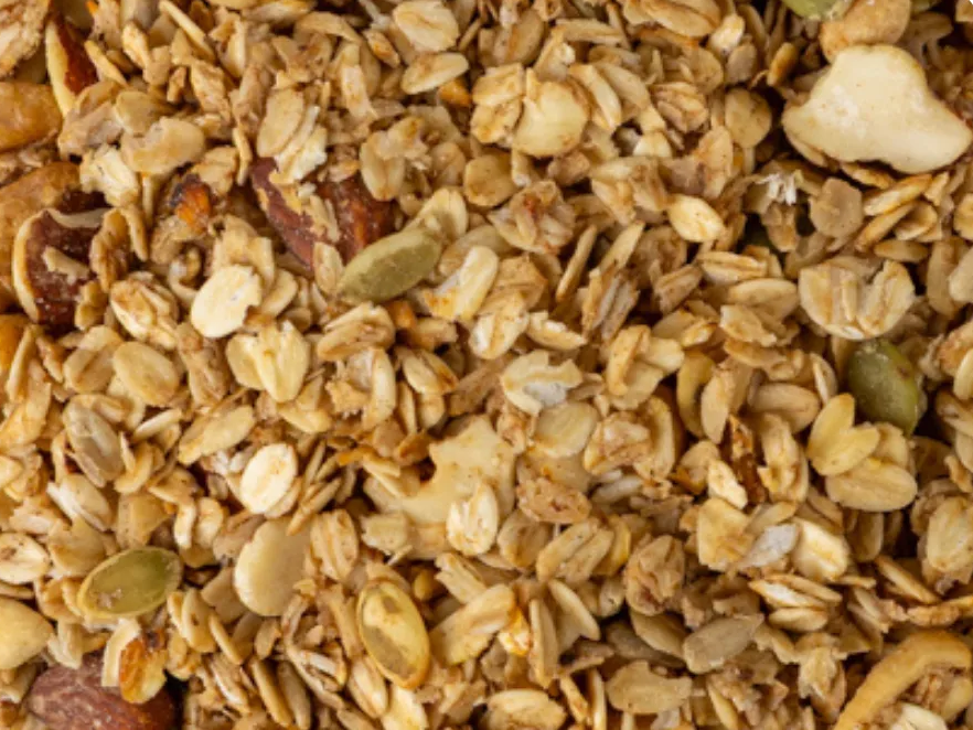 Granola sin azúcar agregada