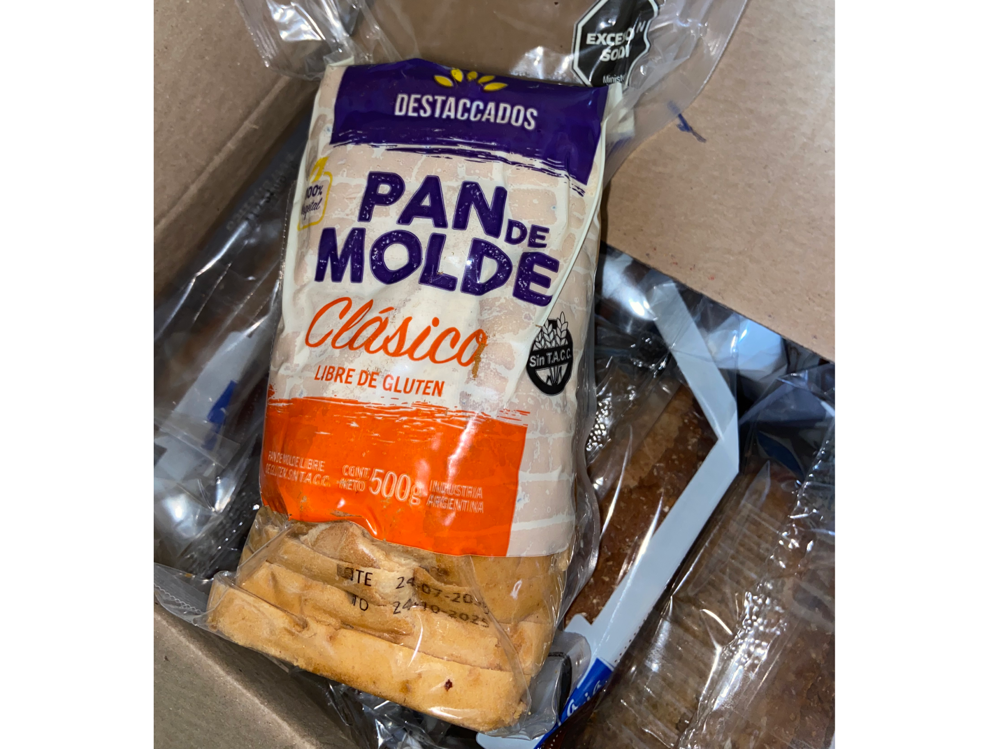 Pan de molde sin TACC