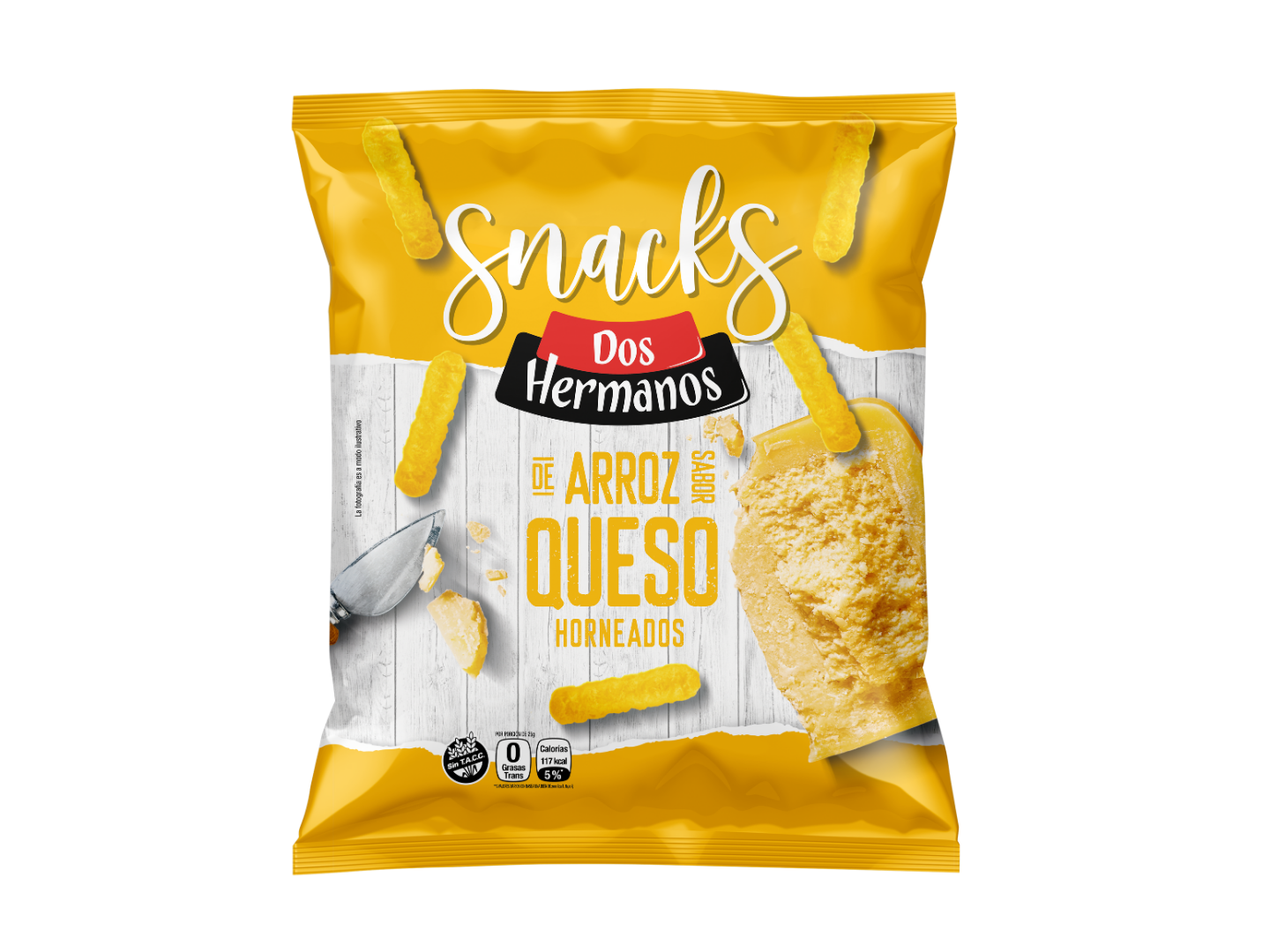 Snack sabor queso SIN TACC