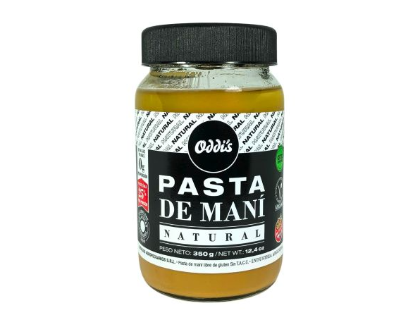 Pasta de maní natural sin TACC/Vegano