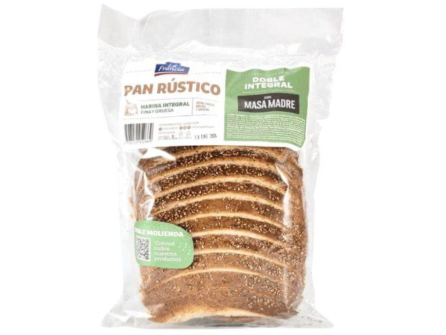 Pan doble integral de masa madre