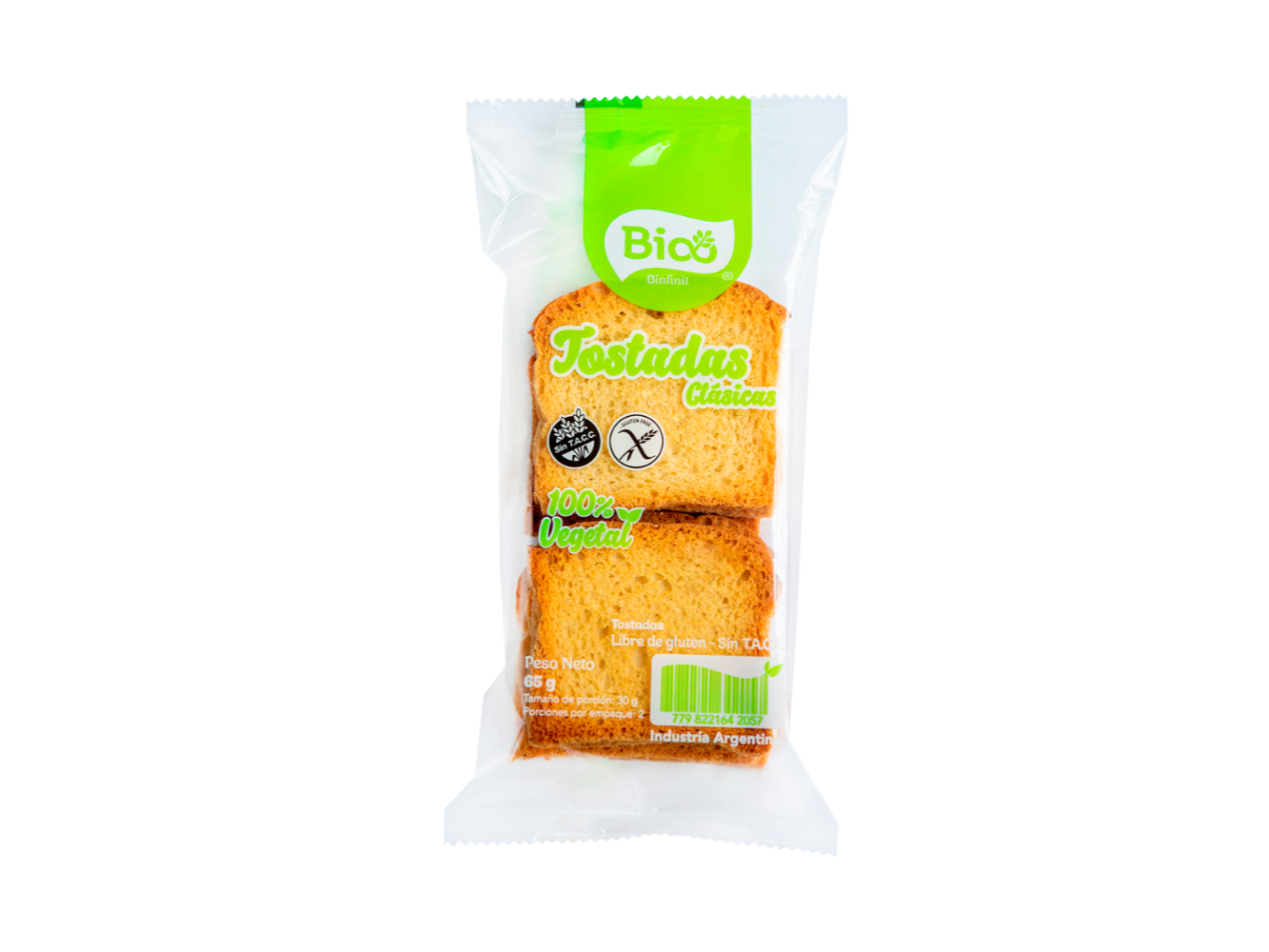 Tostada clásica - sin TACC
