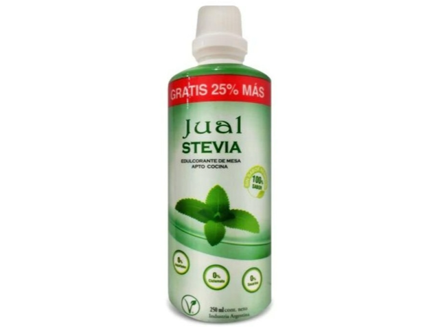 Stevia líquida  x 250 cc SIN TACC - Jual