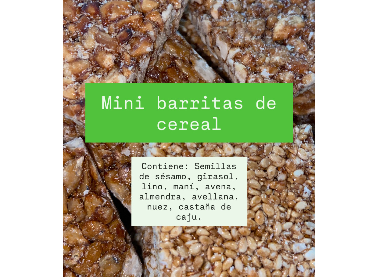 Mini barritas de cereal