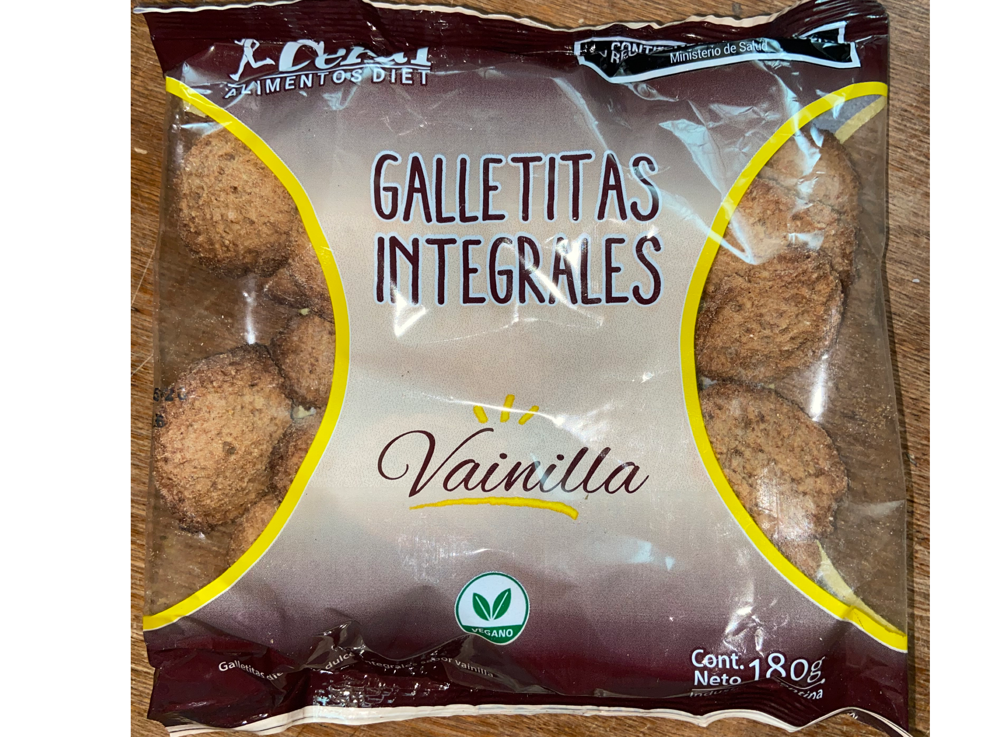 Galletitas integrales  apto diabéticos