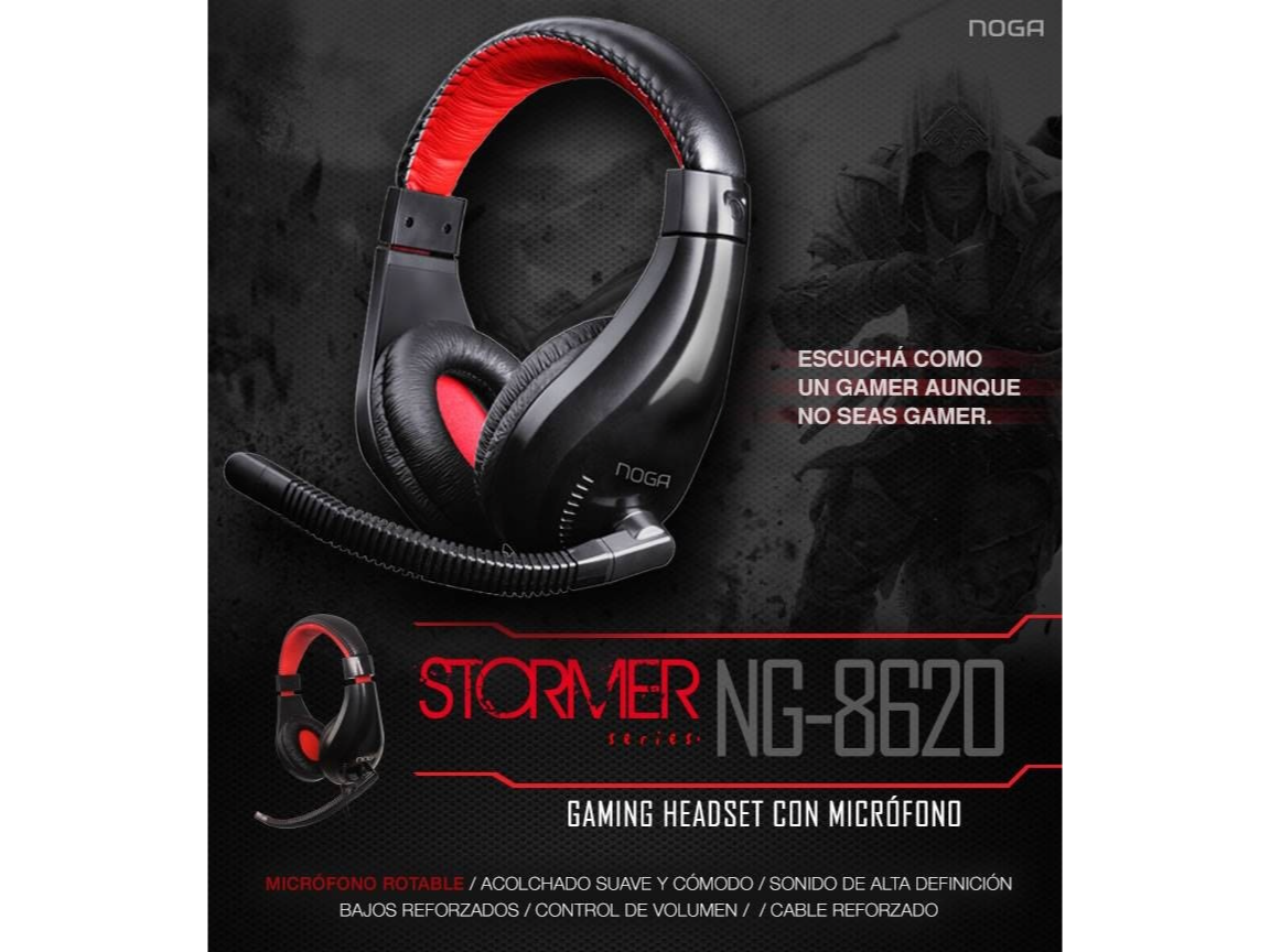 AURICULAR GAMER NOGA 8620 STORMER