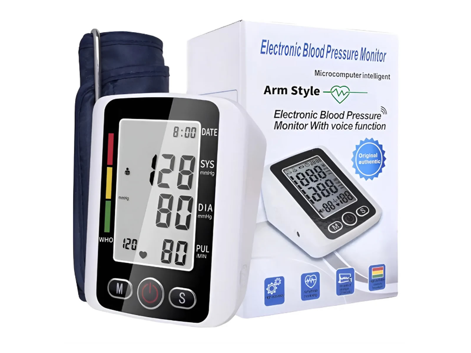 TENSIOMETRO DIGITAL CON COMANDO DE VOZ