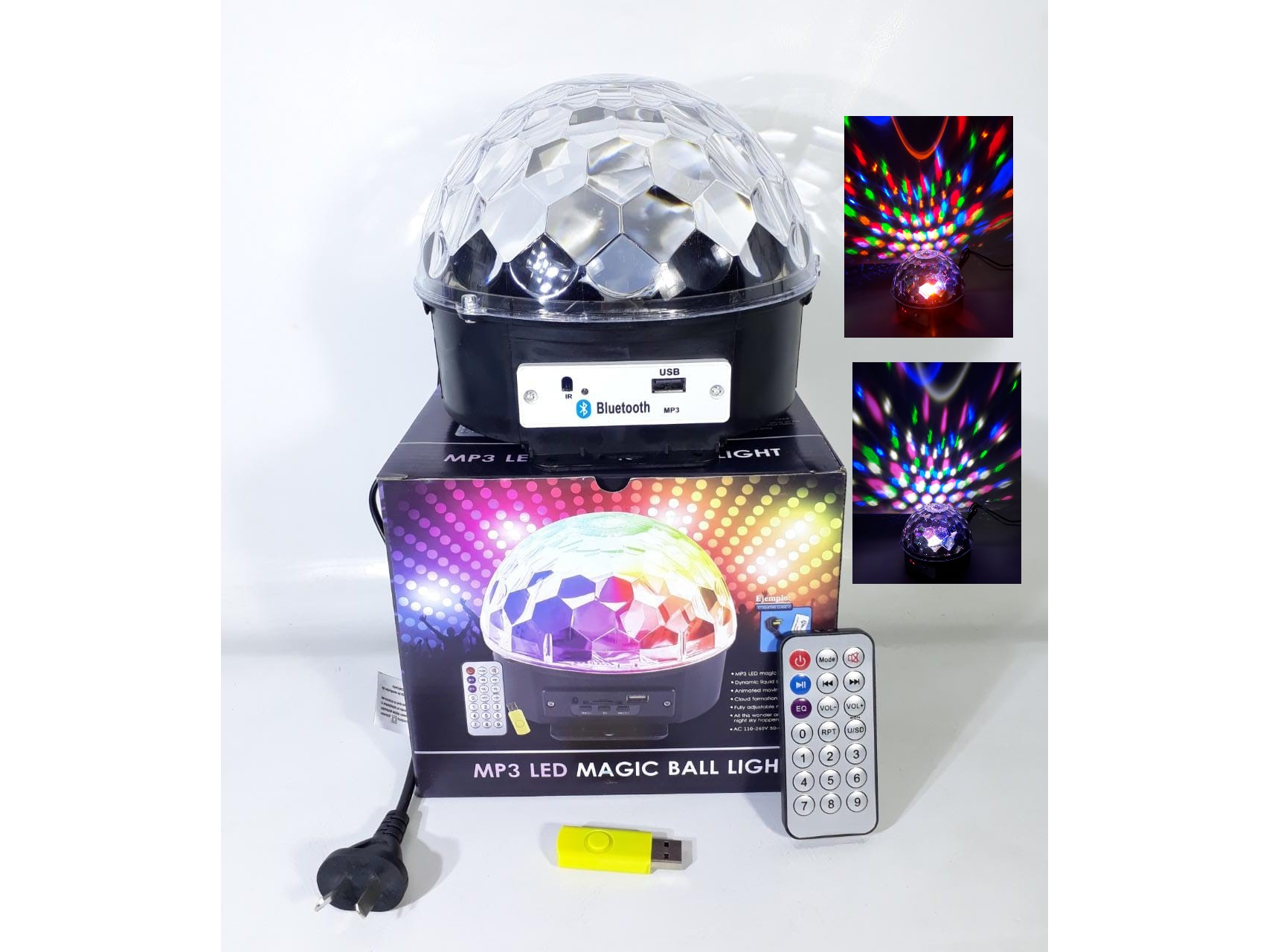 EESFERA BOICHERA CON PARLANTE Y CONTROL