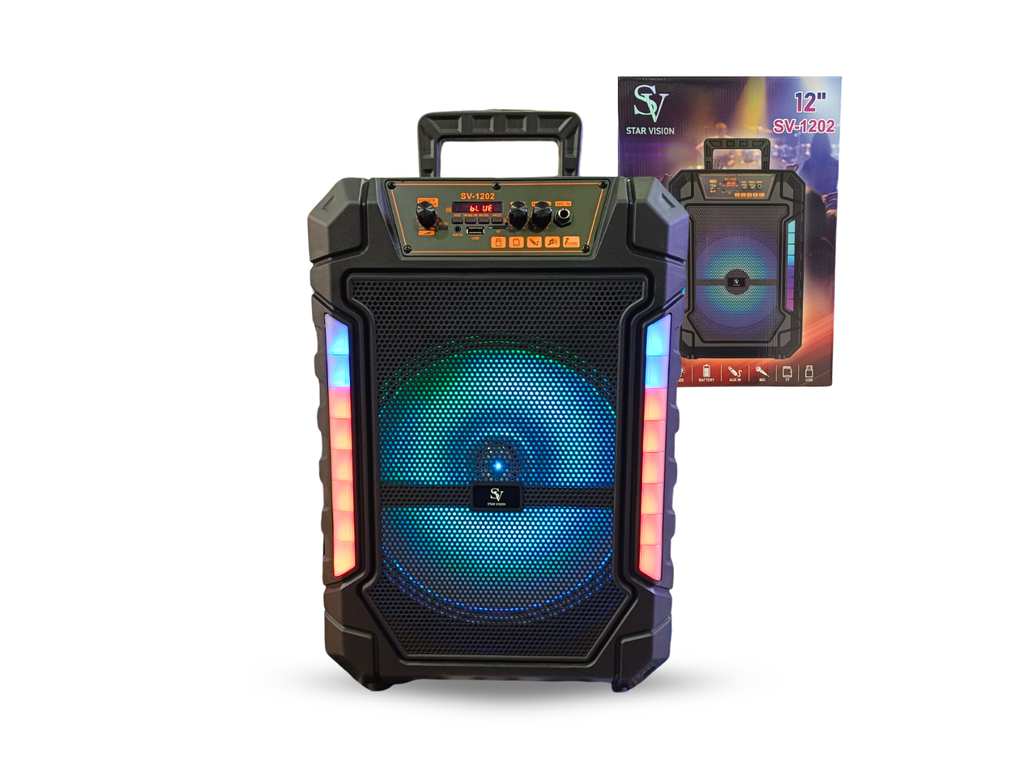 PARLANTE 12 STAR VISION CON MICROFONO