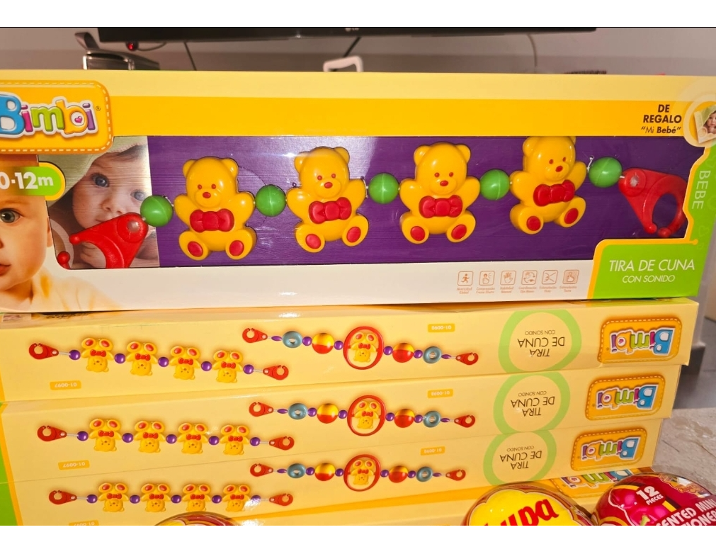 TIRA DE CUNA OSITOS CON SONIDO