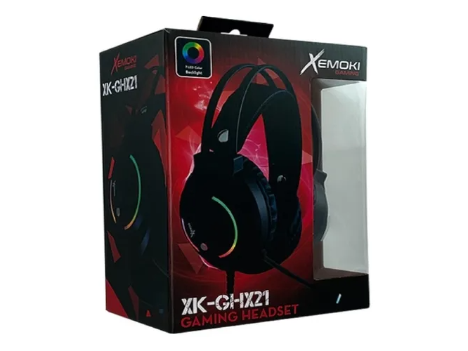 AURICULAR GAMER XEMOKI GHX21 PC + PS4 LUZ
