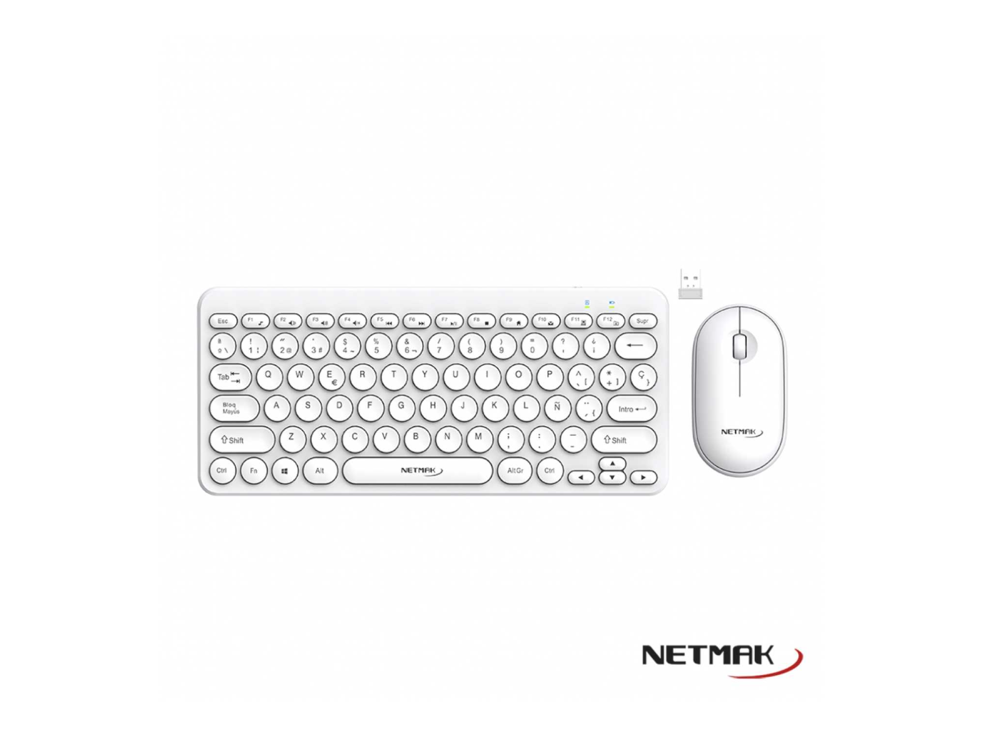 COMBO INALAMBRICO NETMAK SLIM K850