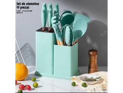 SET UTENSILIOS 19 PIEZAS