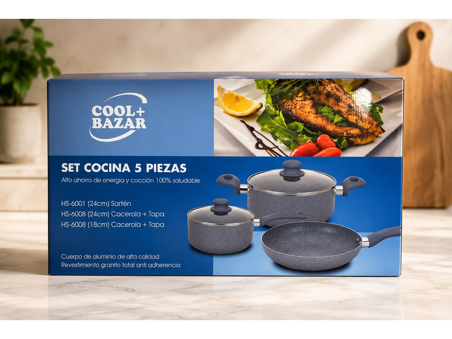 SET DE COCINA 5 PIEZAS