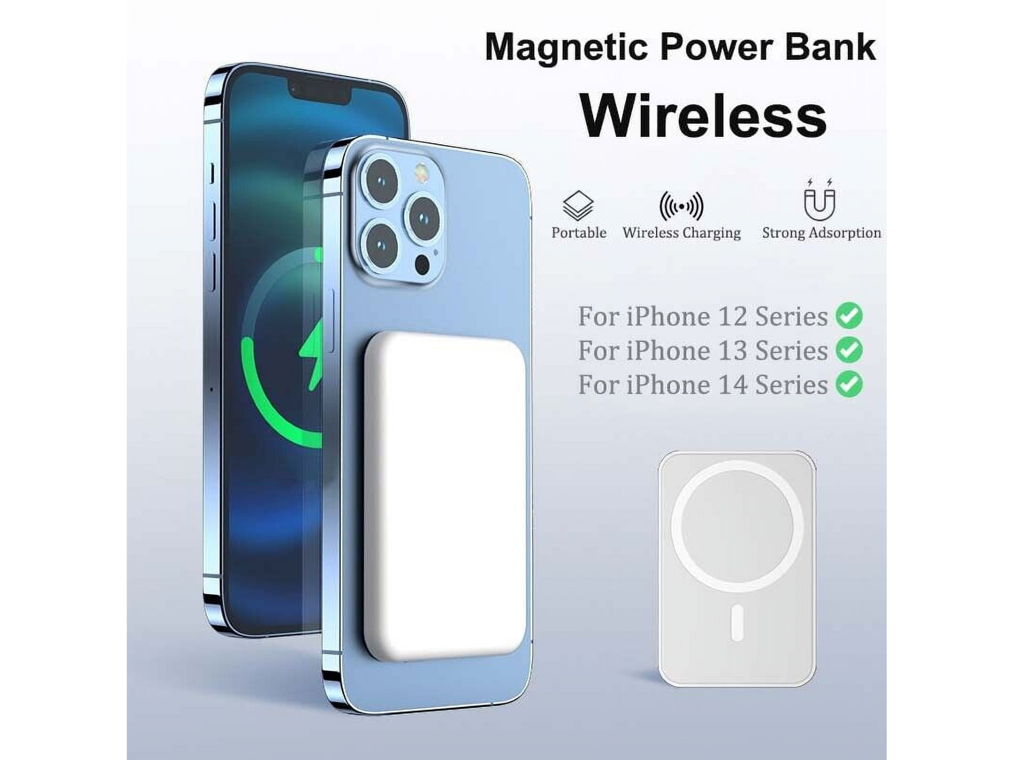BATTERY PACK MAGNETIC IPHONE 5000 MHA