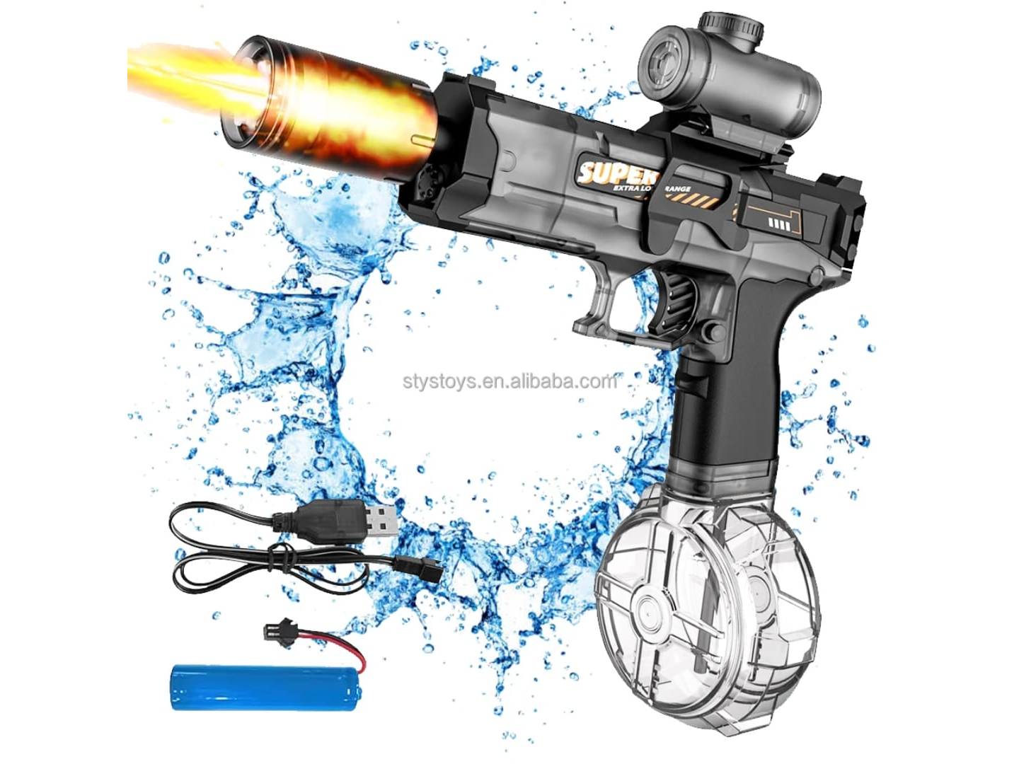 PISTOLA DE AGUA AUTOMATICA RECARGABLE R18