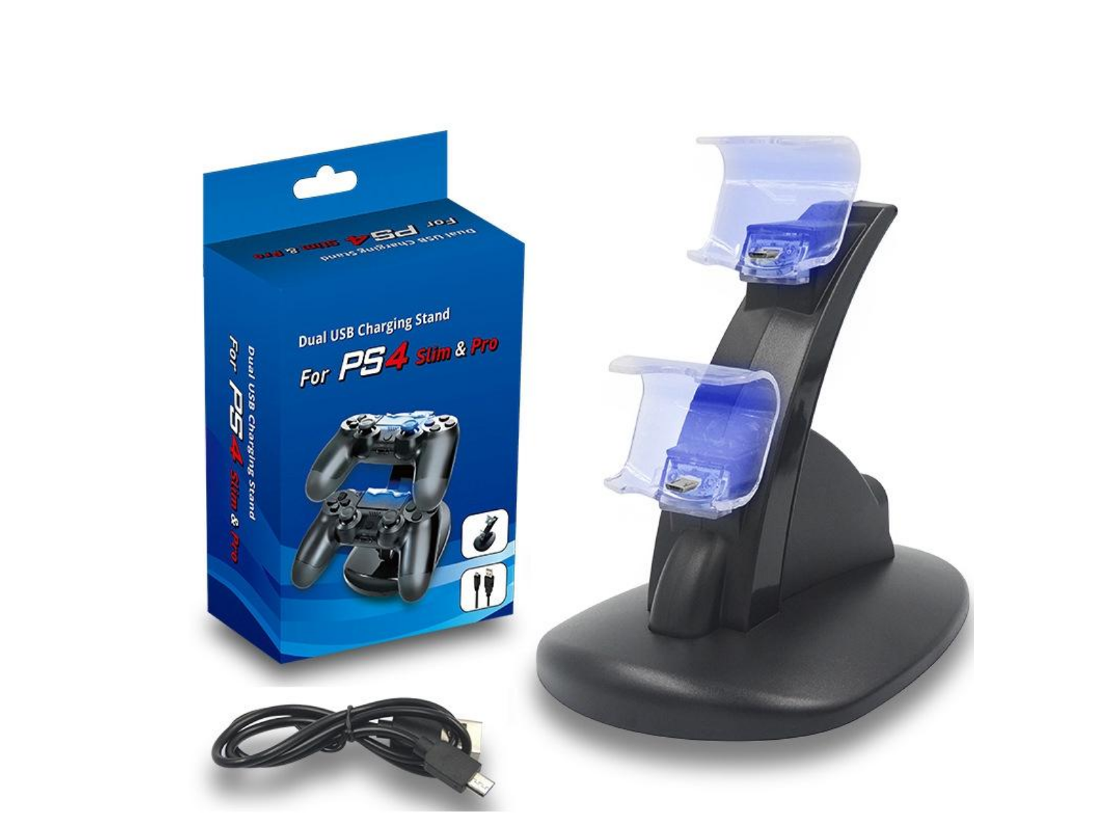 BASE CARGADOR JOYSTICK PS4 SEISA