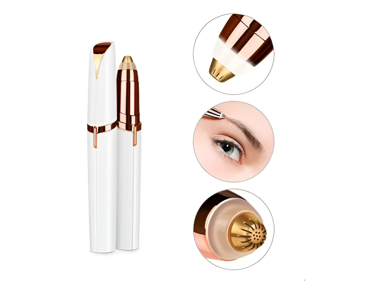 DEPILADORA DE CEJAS RECARGABLE