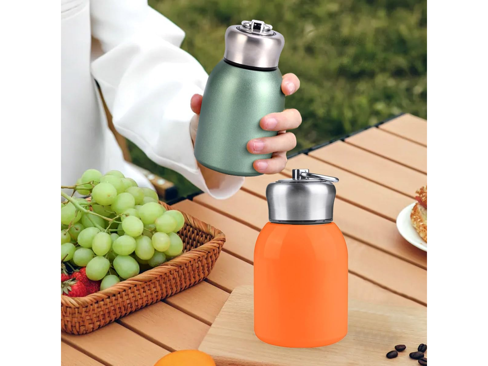 MINI BOTELLA TERMICA ACERO 295 ML