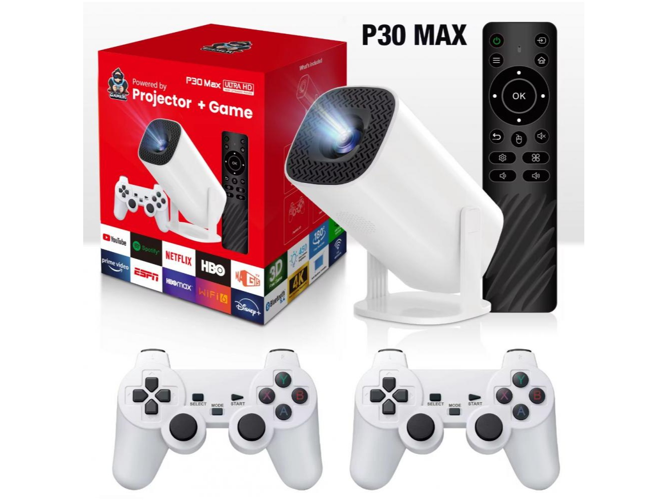PROYECTOR Y300 MAX CON JUEGOS