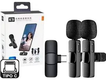 MICROFONO K9 DOBLE PARA CELULAR