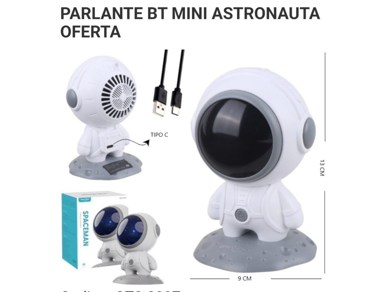 Palante Bluetooth astronauta