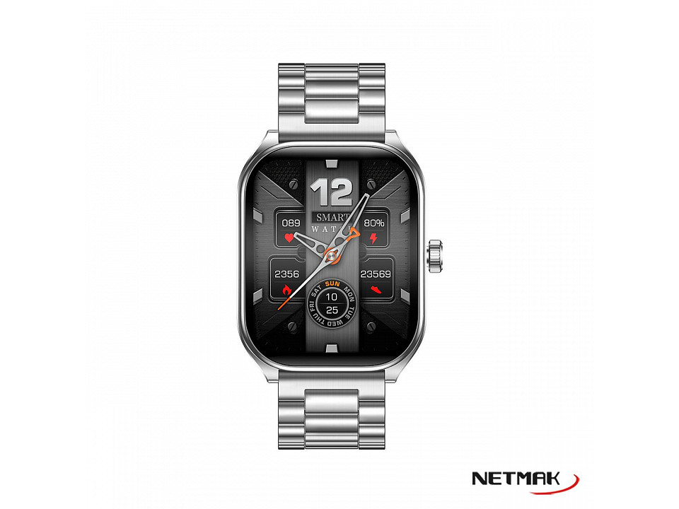 RELOJ DYNAMIC NETMAK METALICO