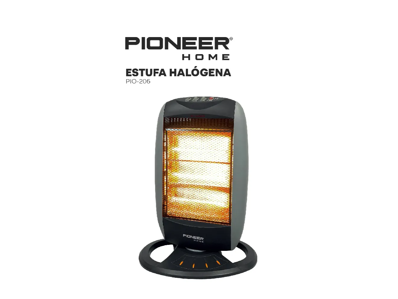 ESTUFA HALOGENA PIONEER 3 VELAS