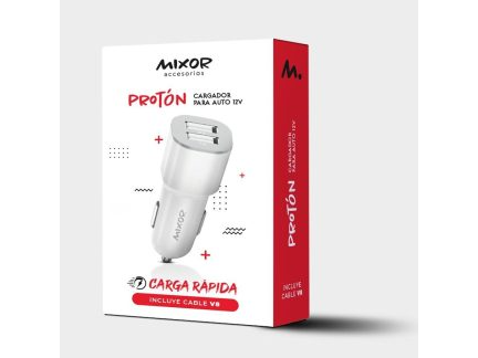 CARGADOR AUTO MIXOR + CABLE C