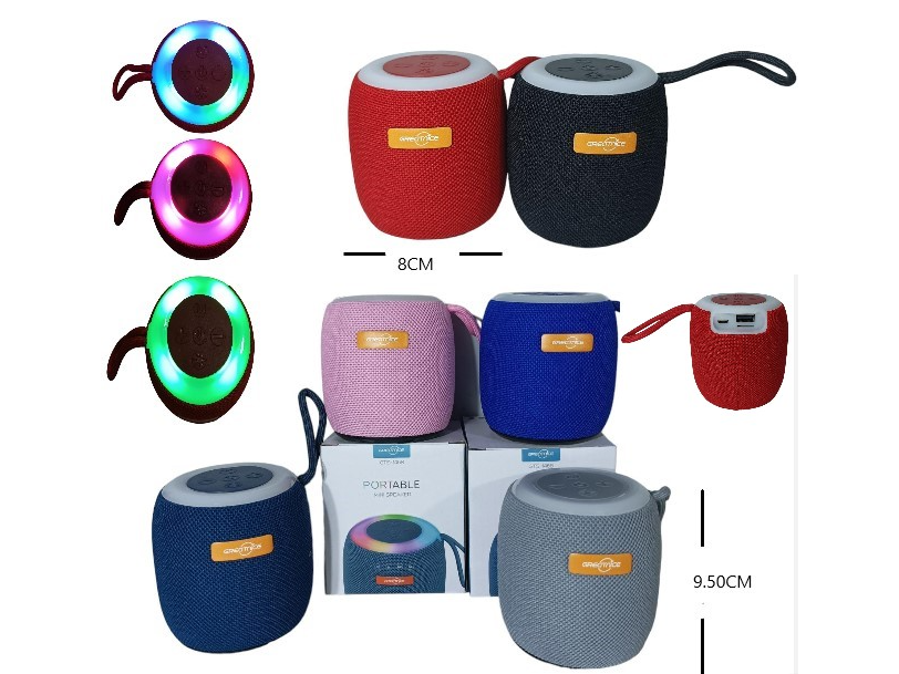 PARLANTE C/LUZ BT/FM/MP3