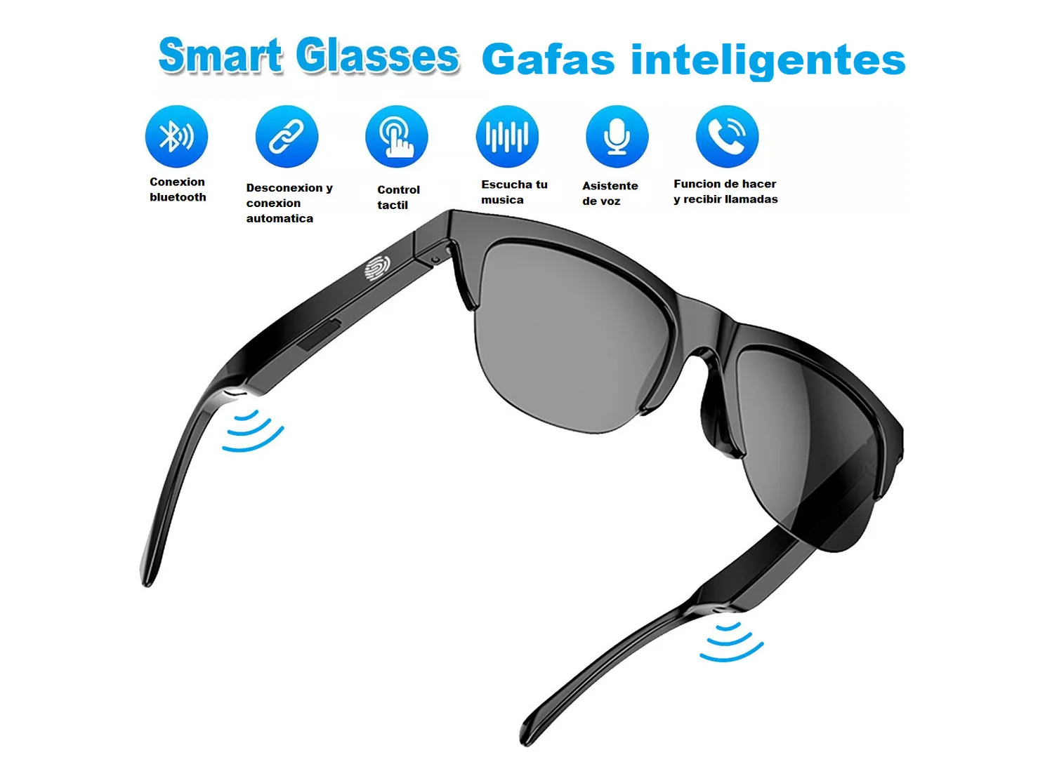 LENTE DE SOL INTELIGENTE BLUETOOTH F06