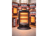 ESTUFA 3 VELAS GIRATORIA