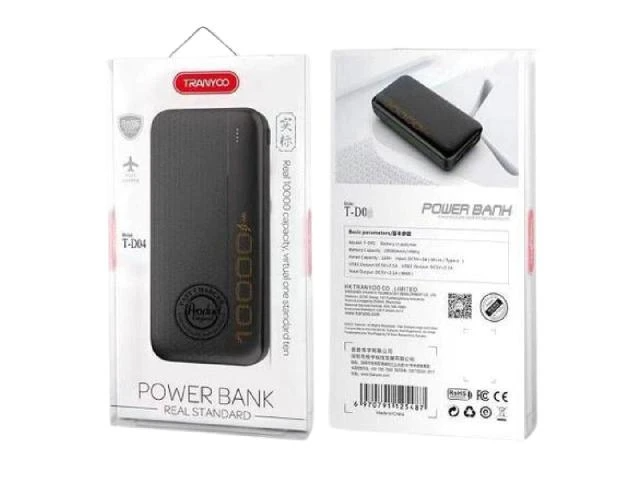 CARGADOR PORTATIL 10000mAh TRANYCO