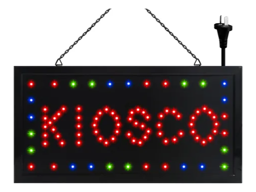 CARTEL KIOSCO LUMINOSO