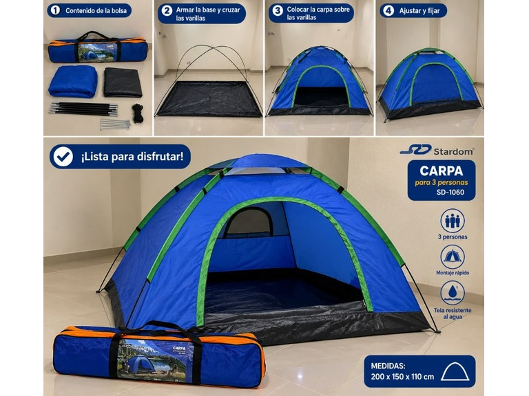 CARPA STARDOM PARA 3 PERSONAS /SD-1060